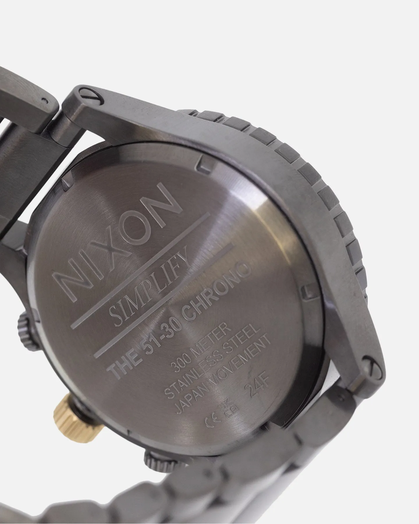 Nixon 51-30 Chrono Gunmetal/Blackberry