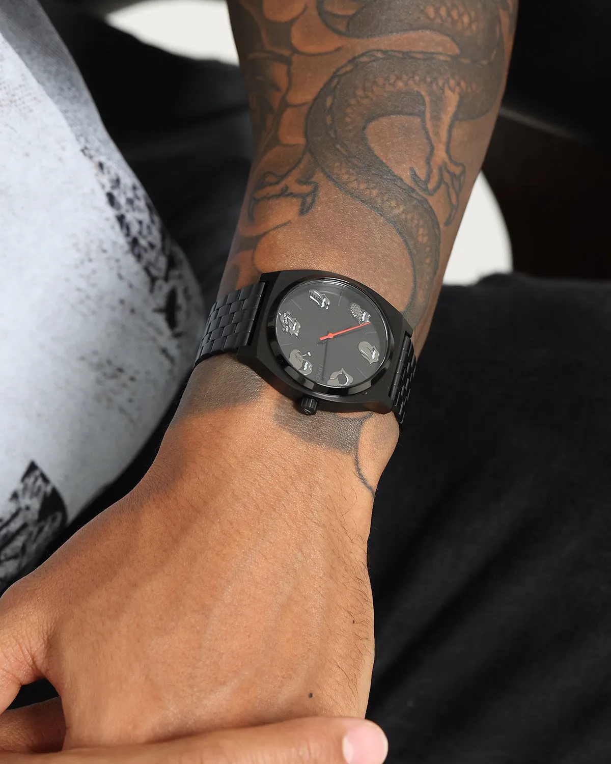 Nixon Rolling Stones Time Teller All Black