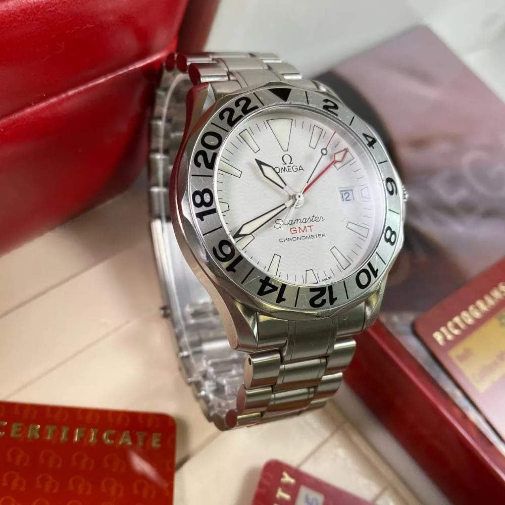 Omega Seamaster GMT Great White 25382000