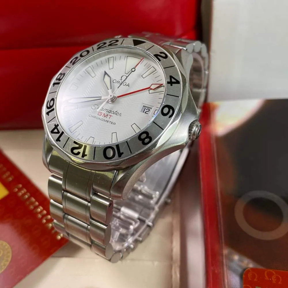 Omega Seamaster GMT Great White 25382000