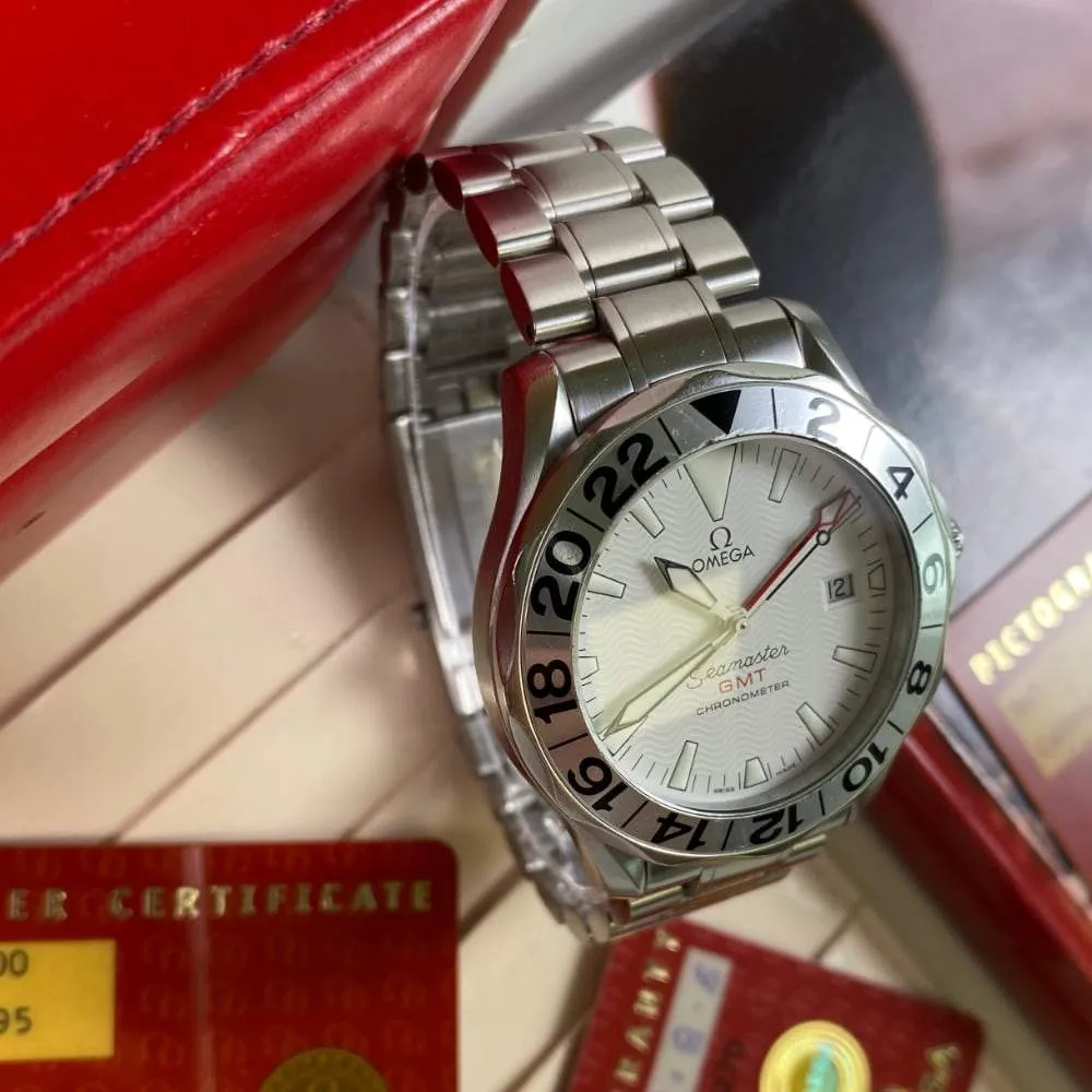 Omega Seamaster GMT Great White 25382000