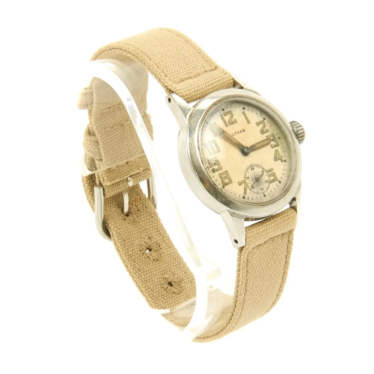 Original U.S. WWII Navy FSSC-88-W-800 Wrist Watch by Waltham dated 1942 - Fully Functional