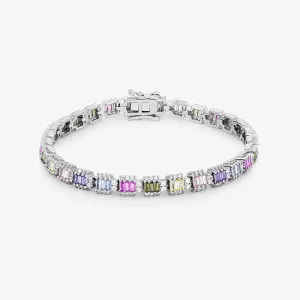 Pastel Zircon Tennis Bracelet