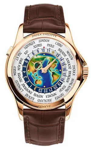 patek philippe complications world time 5131r-001 rose gold men's watch