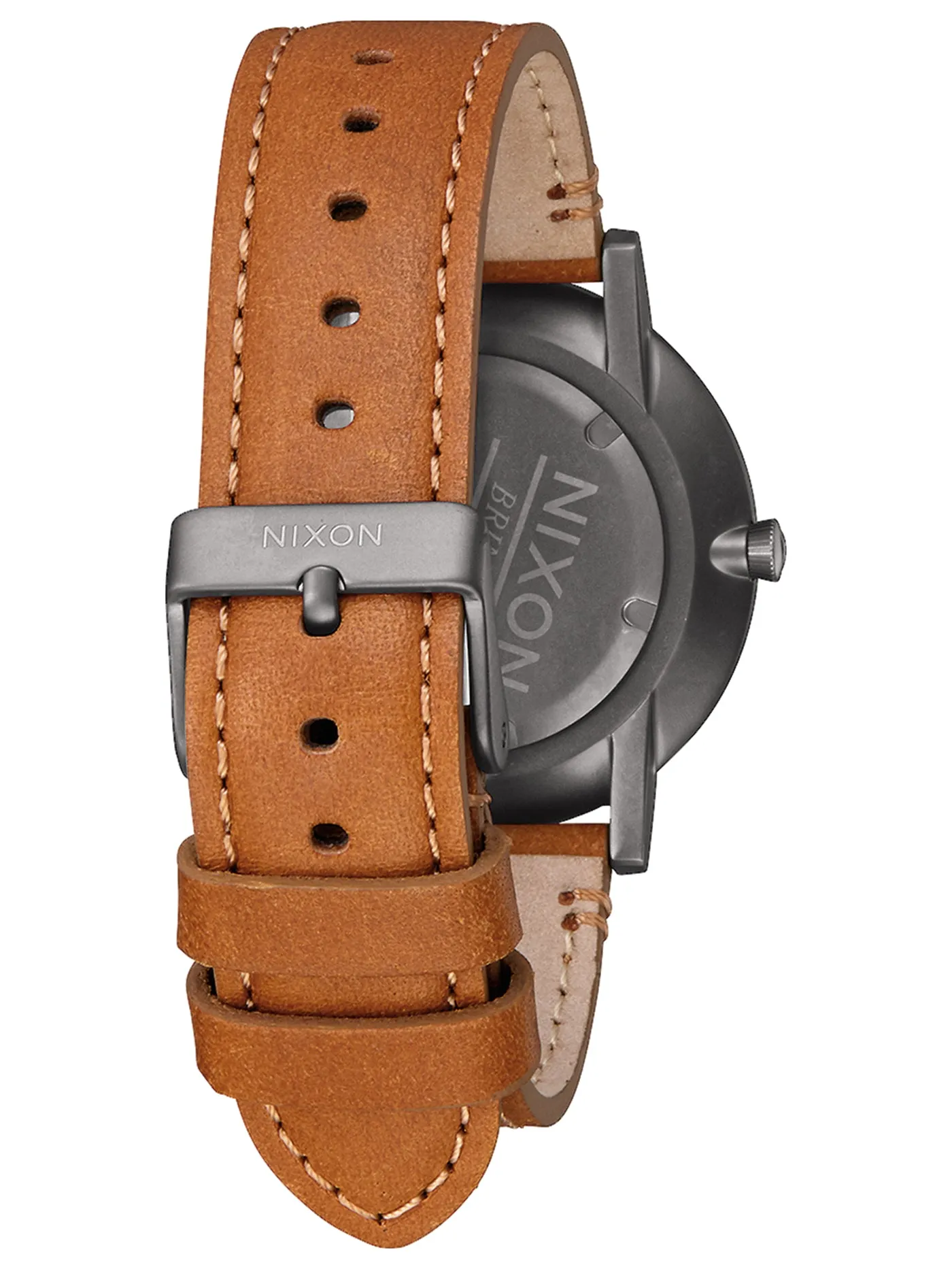 Porter Leather Gunmetal/Charcoal/Taupe Watch