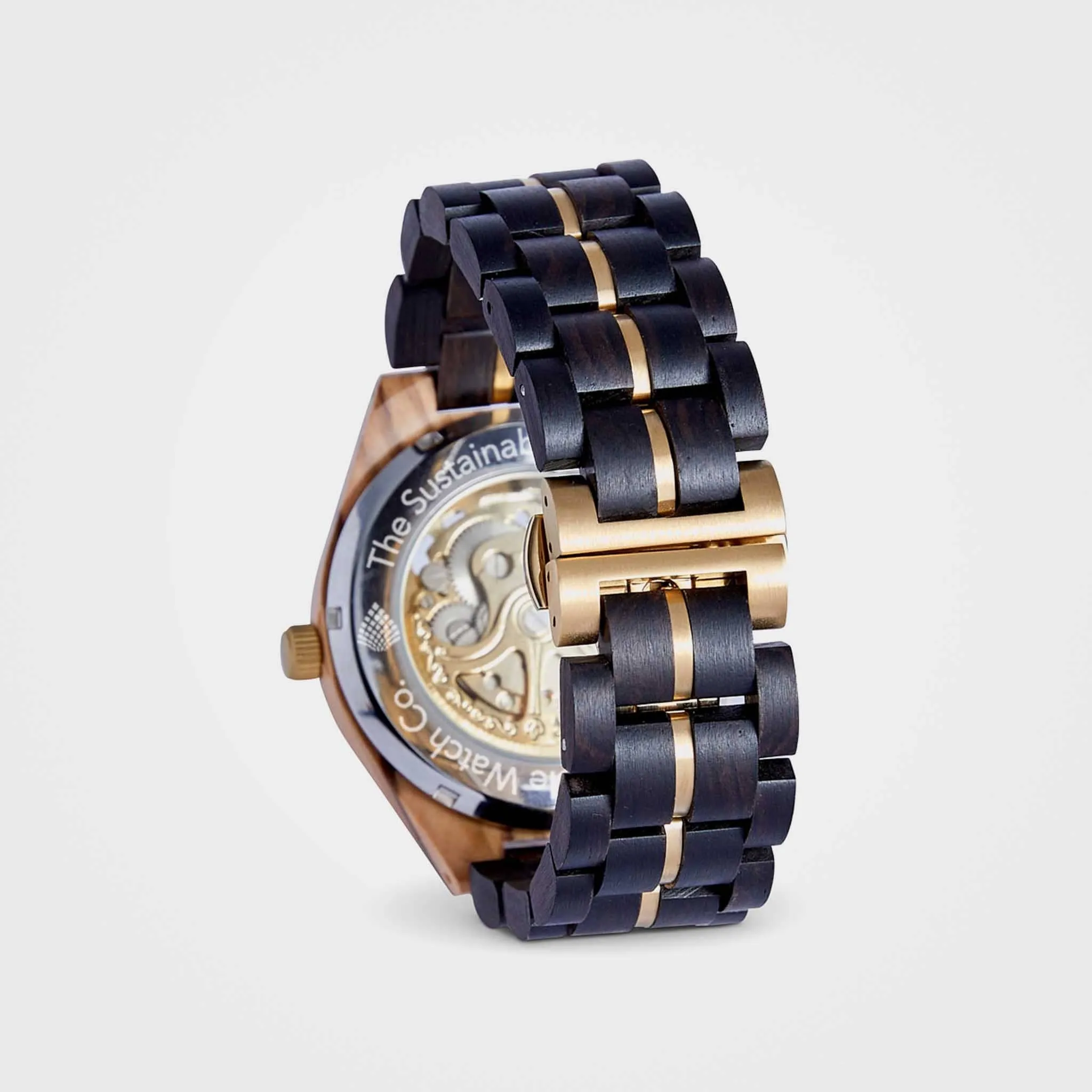 Recycled Wood Watch For Men: The Rosewood