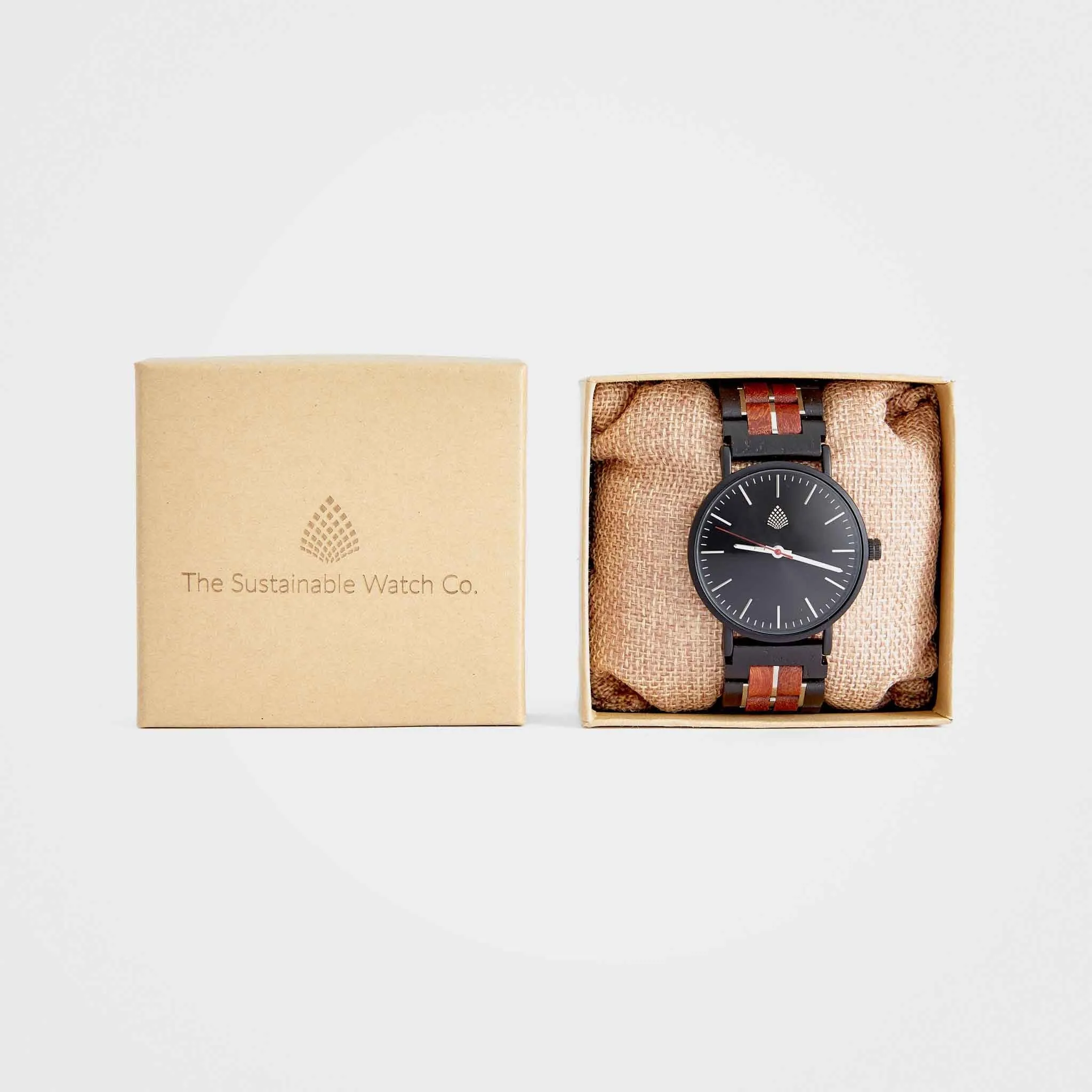 Recycled Wood Watch For Men: The Rosewood