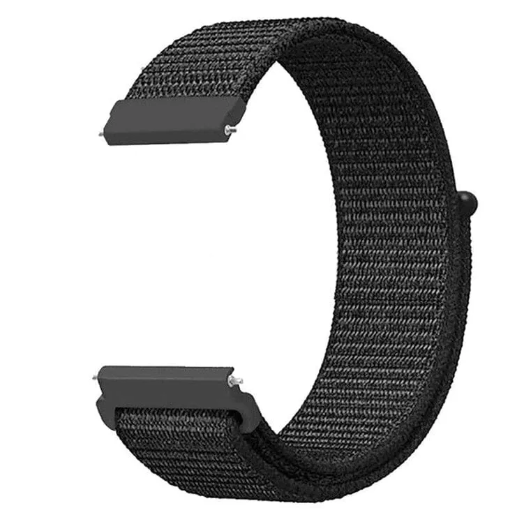 Replacement Nylon Sports Loop Watch Straps compatible with most watches