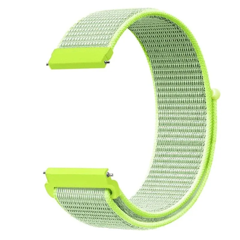 Replacement Nylon Sports Loop Watch Straps compatible with most watches