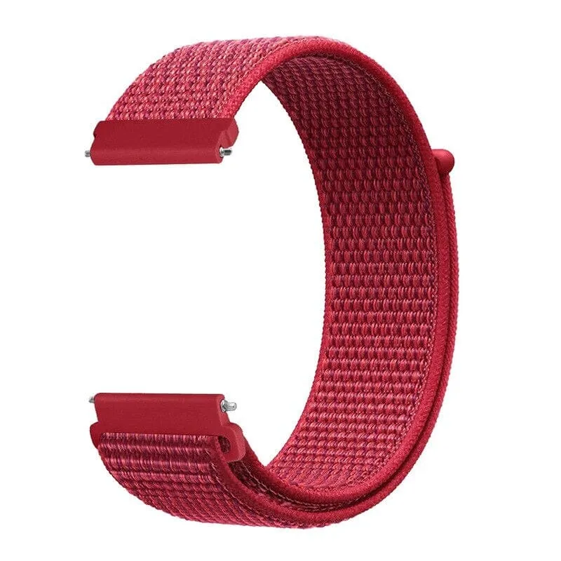 Replacement Nylon Sports Loop Watch Straps compatible with most watches