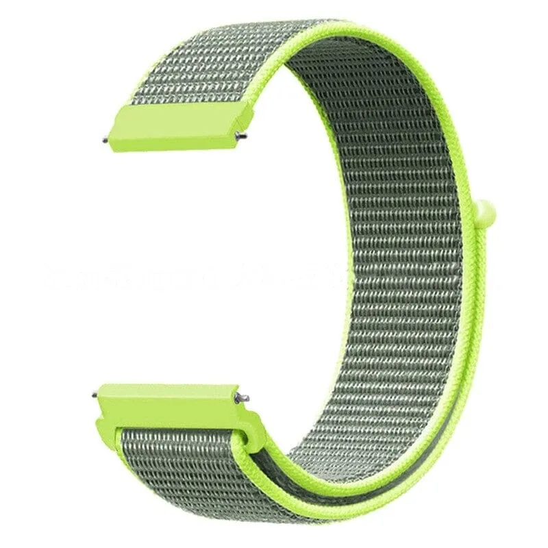 Replacement Nylon Sports Loop Watch Straps compatible with most watches