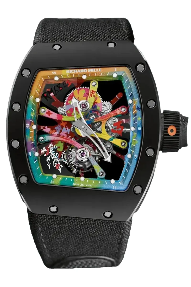 Richard Mille Rm 68-01 Tourbillon Cyril Kongo Luxury Graffiti Watch