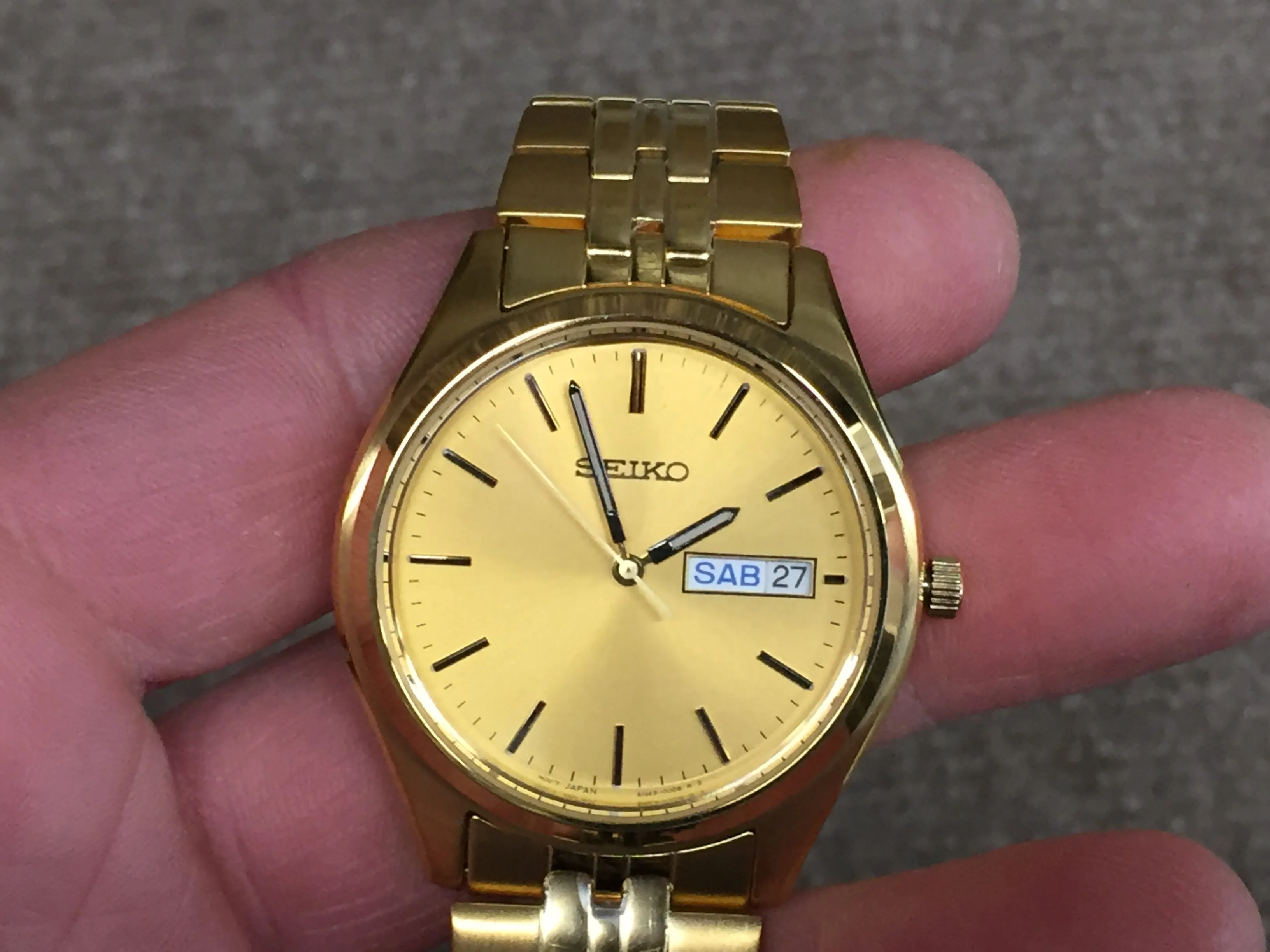 Seiko Gold Color Men's Watch