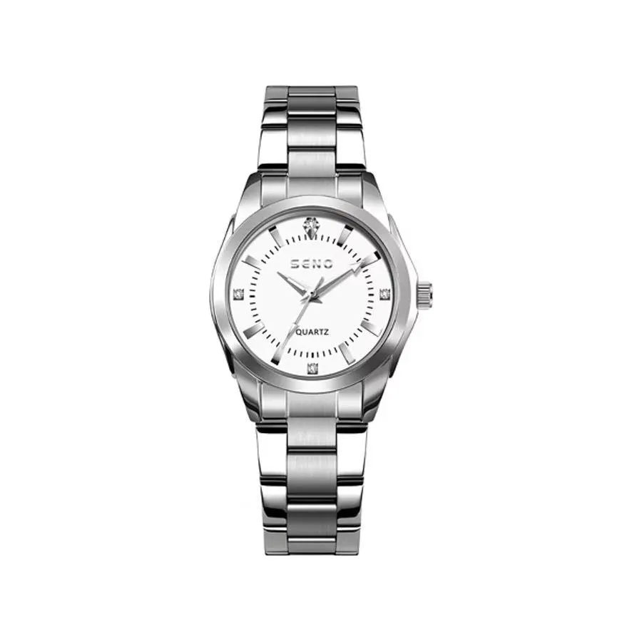 SteelGrace 30MM Dial Diamond Watch with Stainless Steel Band