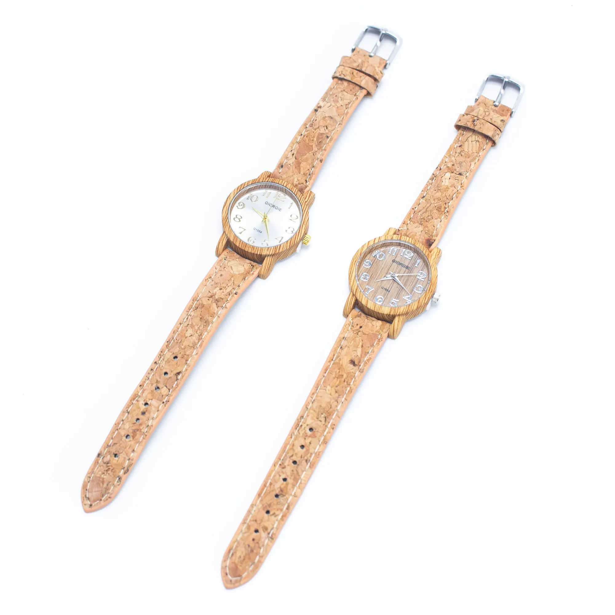 Stylish Casual Watch with Natural Cork Watch Strap WA-393（without box）