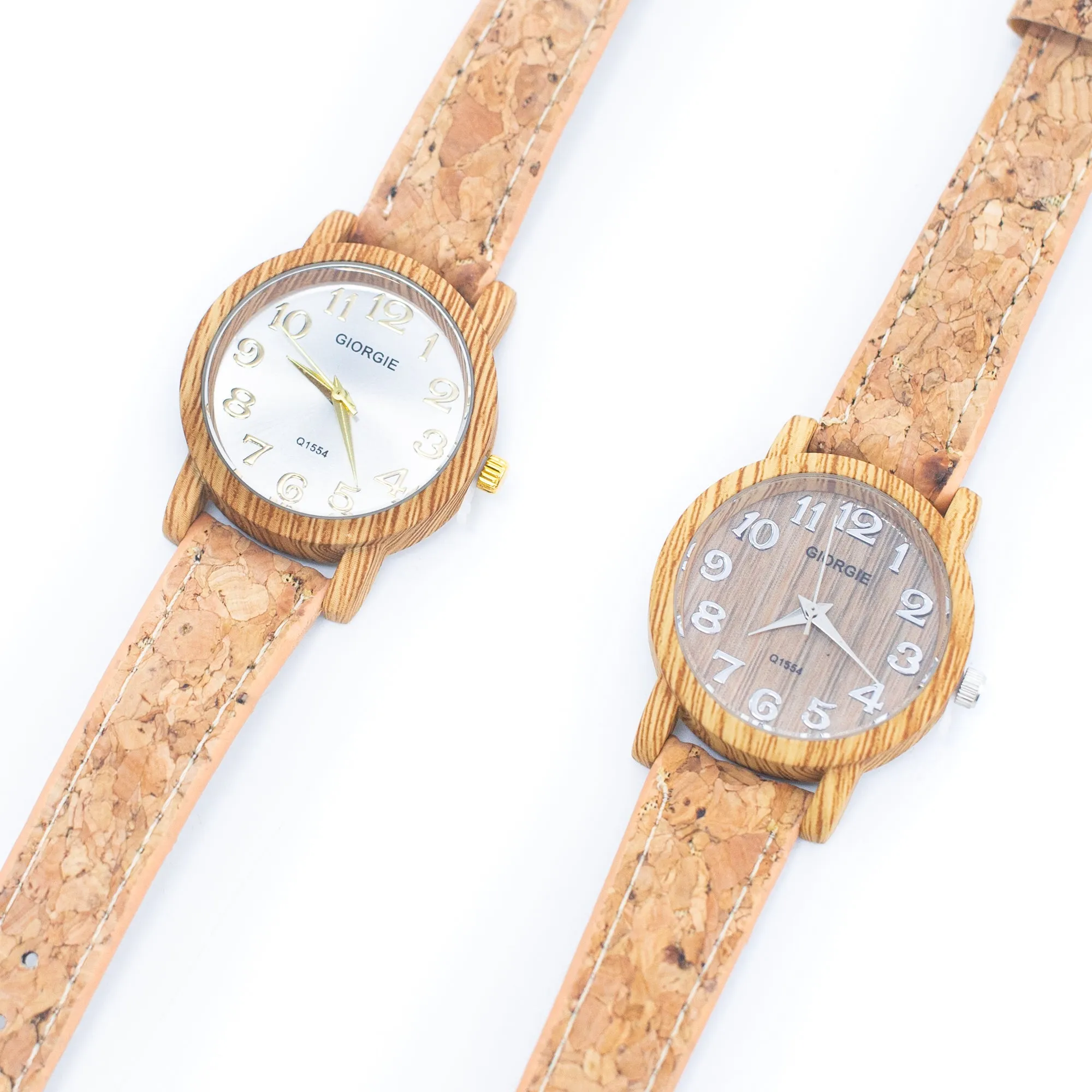 Stylish Casual Watch with Natural Cork Watch Strap WA-393（without box）