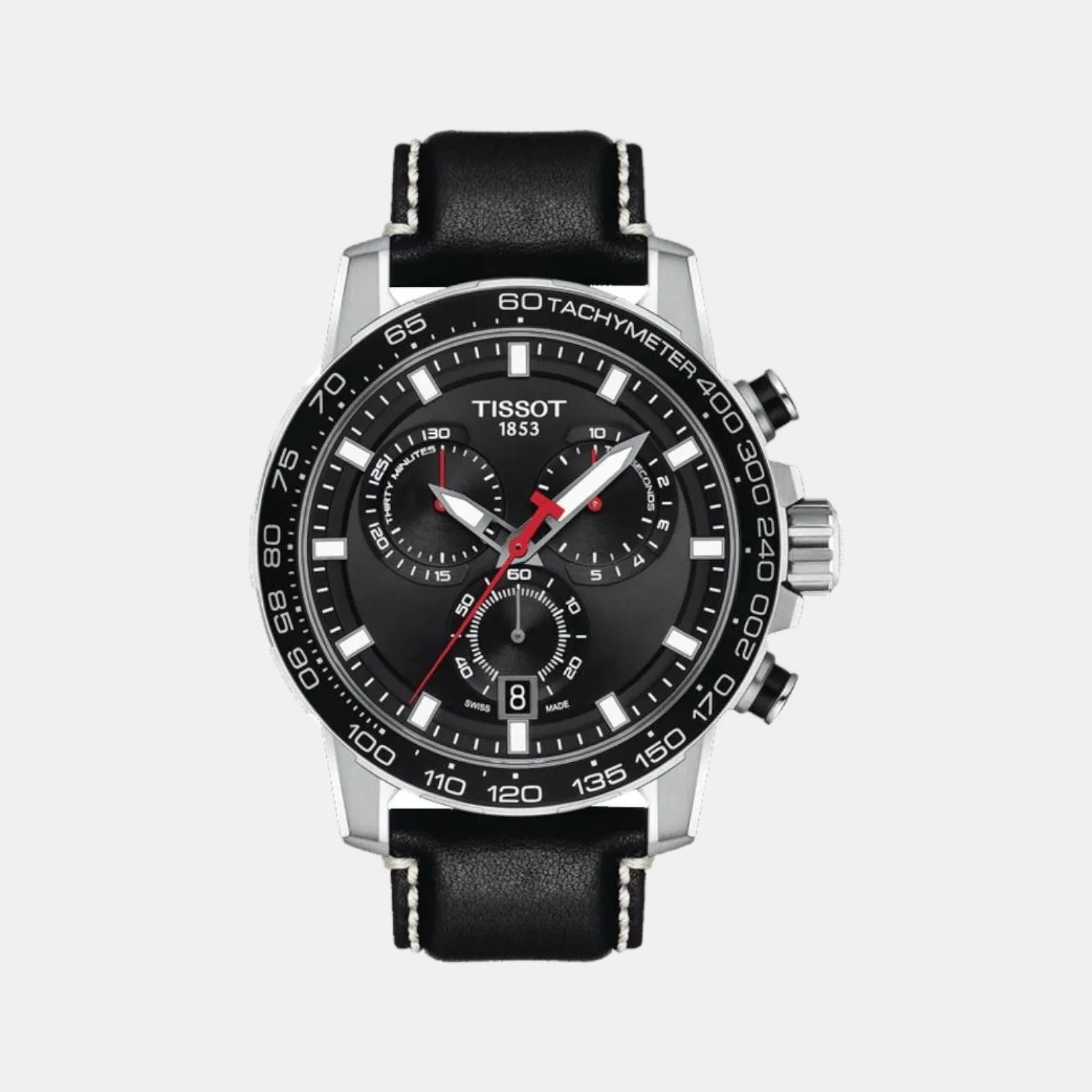 Supersport Chrono Men Chronograph Leather Watch T1256171605100