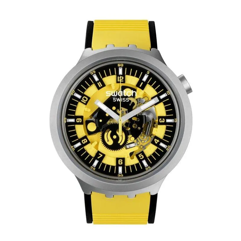 Swatch BIG BOLD IRONY BOLDEN YELLOW Watch SB07S109