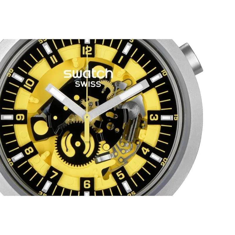 Swatch BIG BOLD IRONY BOLDEN YELLOW Watch SB07S109