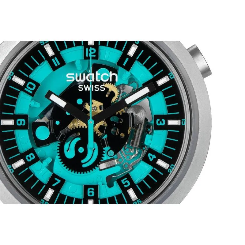 Swatch BIG BOLD IRONY MINT TRIM Watch SB07S111