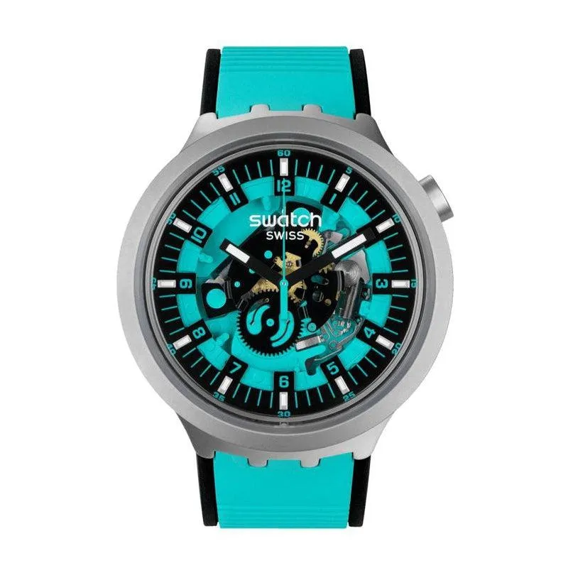 Swatch BIG BOLD IRONY MINT TRIM Watch SB07S111