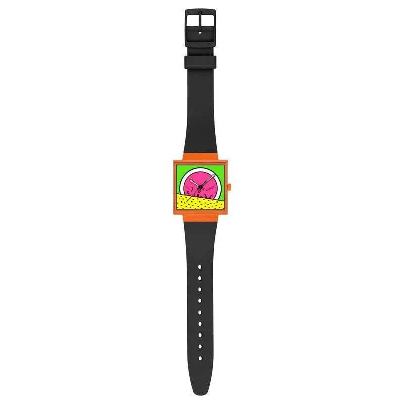 Swatch BREAK TIME Watch SO34Z101