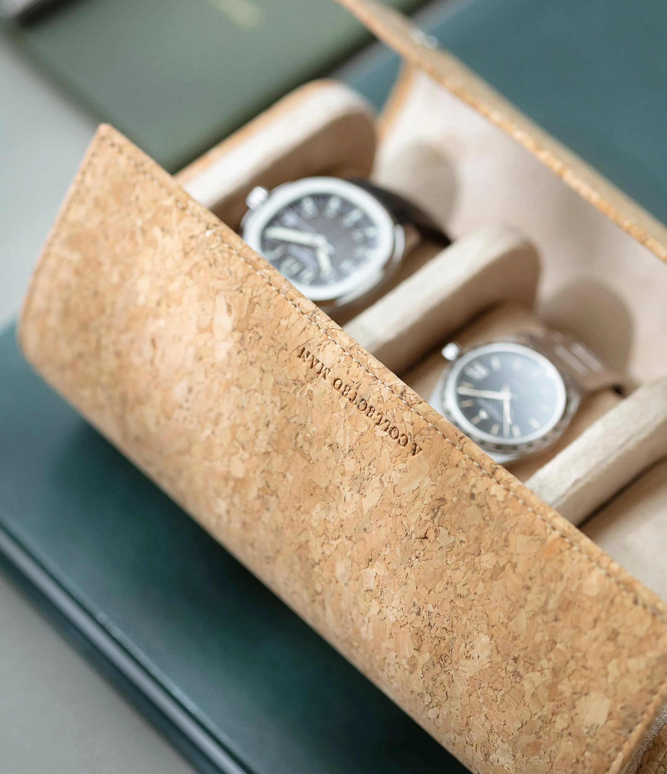 three-watch roll, cork