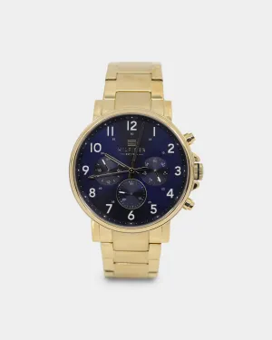 TOMMY HILFIGER DANIEL WATCH GOLD/BLUE