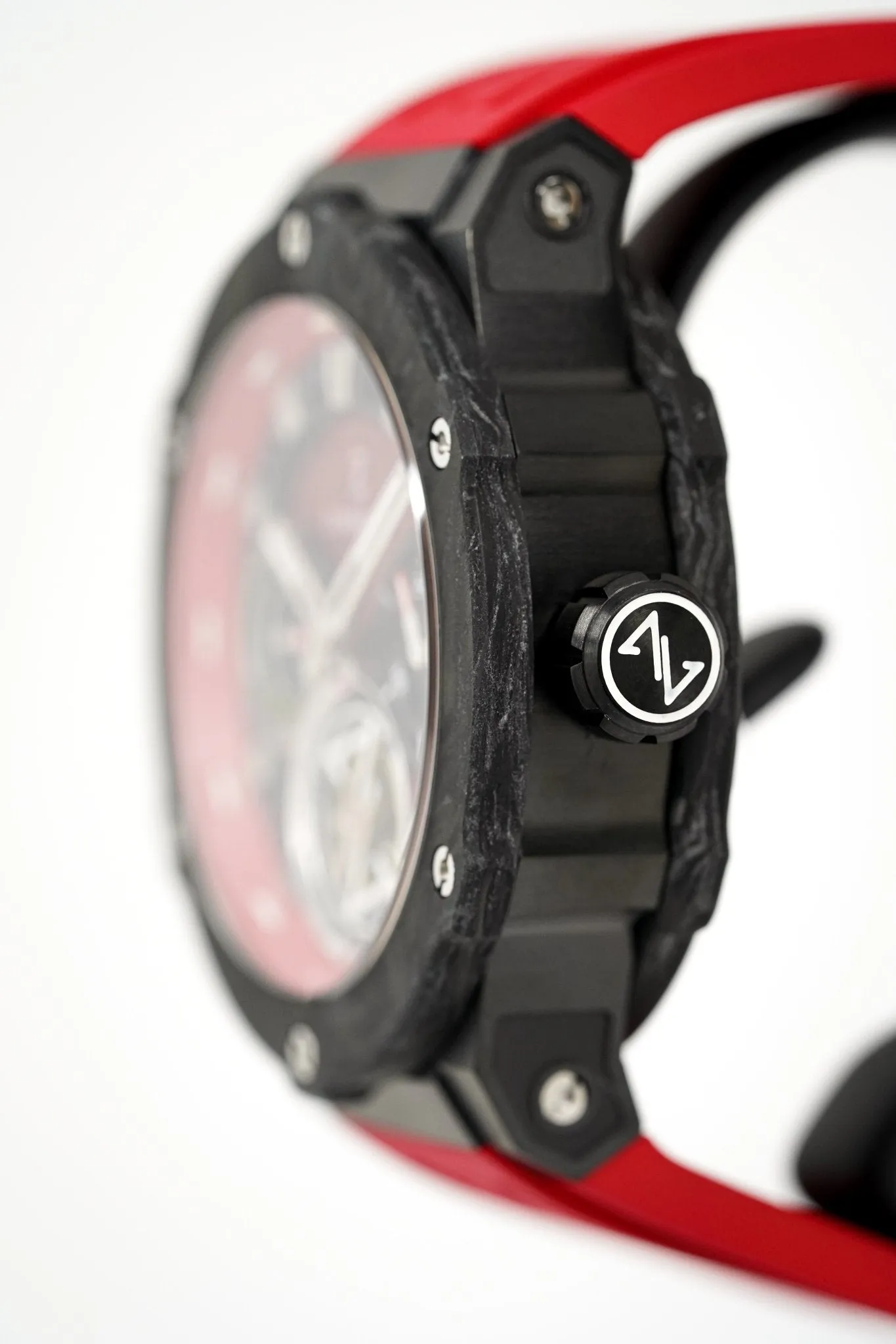 Zorbello Watch T3 Tourbillon Red Super-Luminova® Tritium ZBAD002